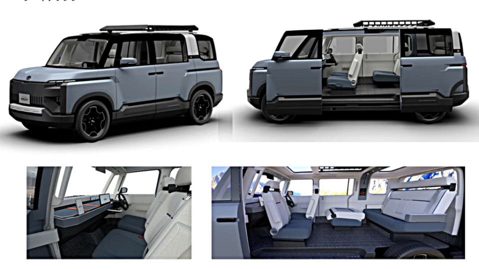 X-Van Gear概念車傳達極度適合露營車泊的純電休閒生活概念。(圖片來源/ Toyota Auto Body)