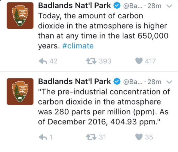 badlands tweet