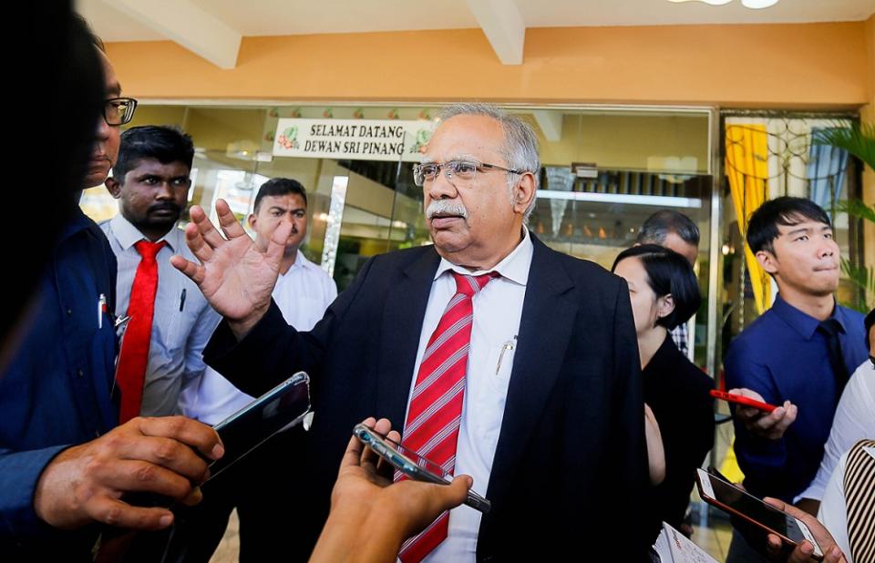 Penang Deputy Chief Minister II Prof P. Ramasamy says Pakatan’s defeat in the Tanjung Piai by-election is symptomatic of deeper underlying problems. — Picture by Sayuti Zainudin