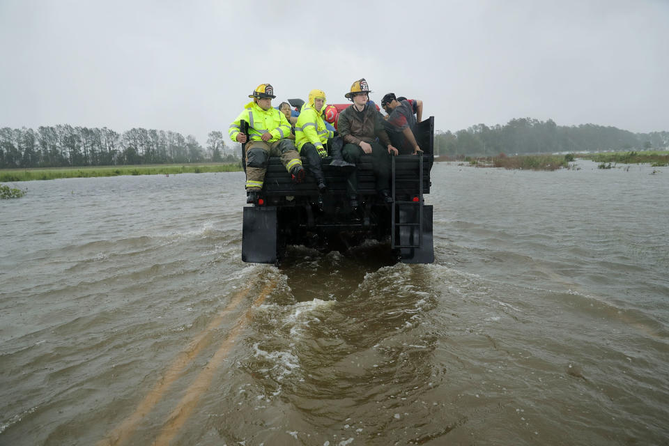 EN IMAGES – La tempête Florence frappe les Etats-Unis