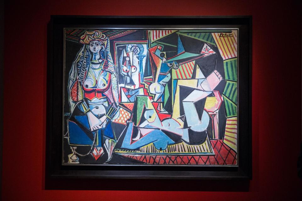 Les femmes d'Alger (Version O) painted by Pablo Picasso, who was also left-handed. (Getty)