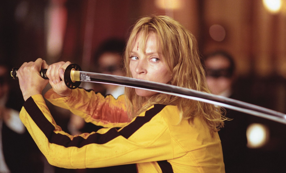 Uma Thurman in Kill Bill Vol. One (Credit: Miramax)