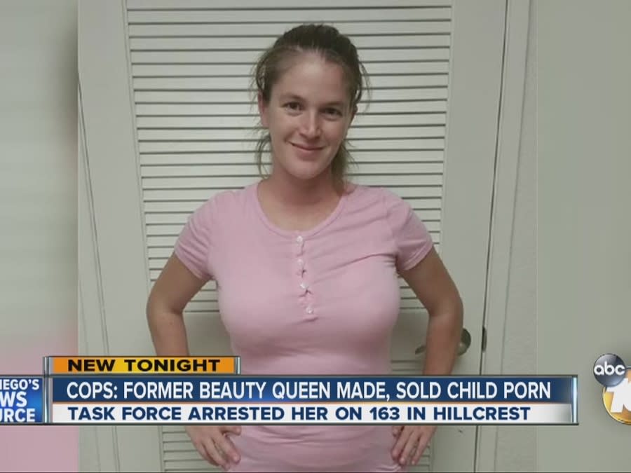 Mom Forced Porn - Beauty queen mom accused of selling child porn busted in San Diego