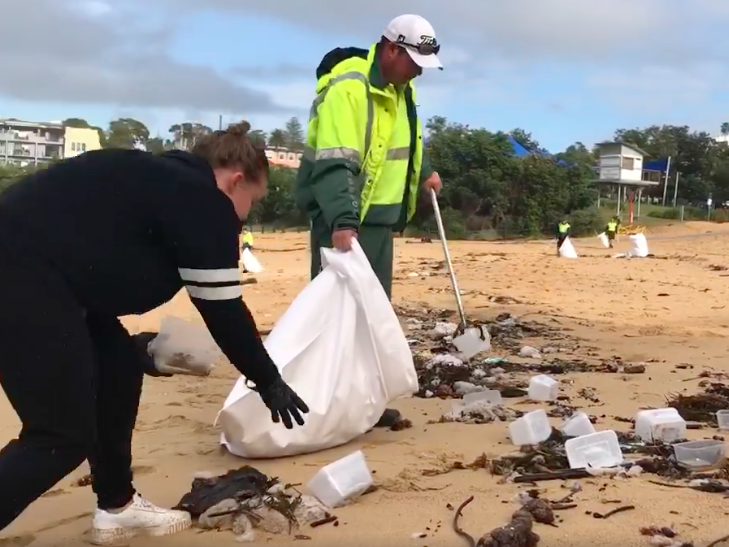 Locals joined efforts to clean up the debris: Randwick City Council