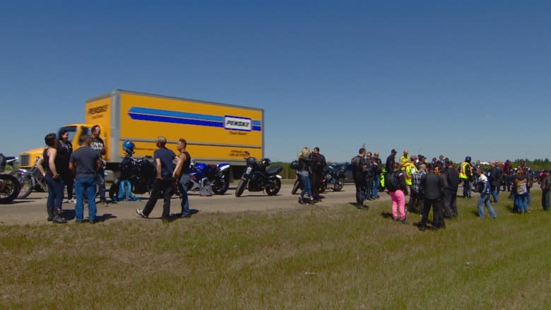 Motorcyclists' memorial ride commemorates father killed in Anthony Henday crash