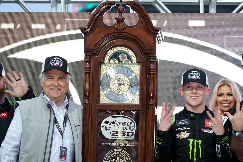 Ty Gibbs won a Martinsville grandfather clock, but lost some friends.