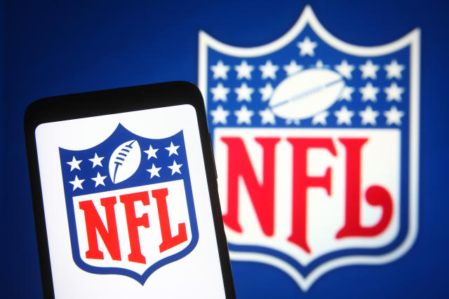 Smart Phone with the NFL Logo. the National Football League