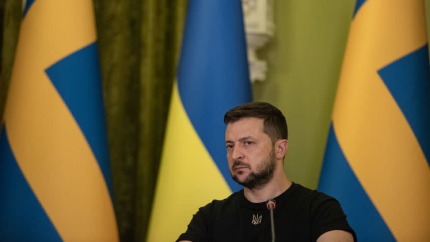 Ukrainian President Volodymyr Zelensky