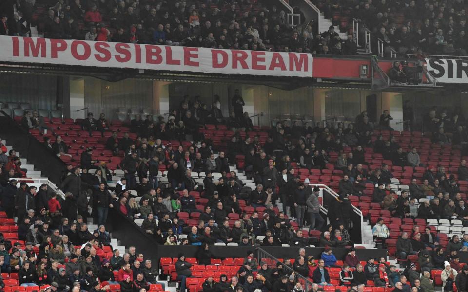 Manchester United fans voted with their feet - AFP