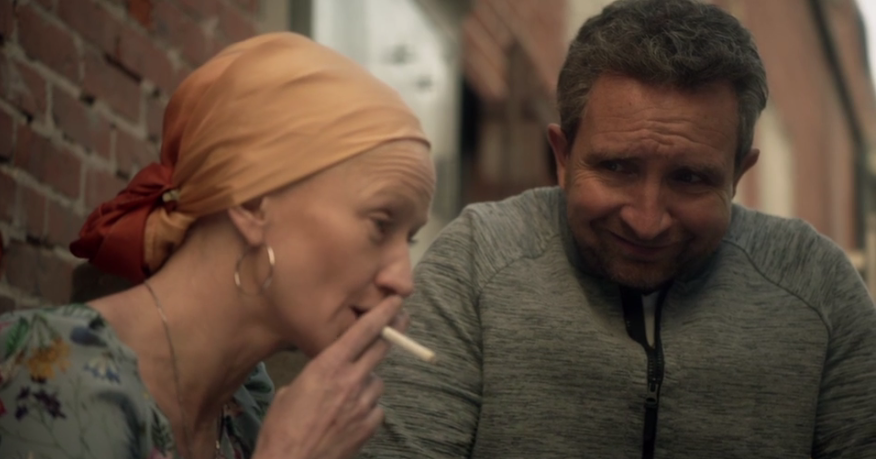 Paula Malcomson as Abby and Eddie Marsan as Terry (Photo: Showtime)