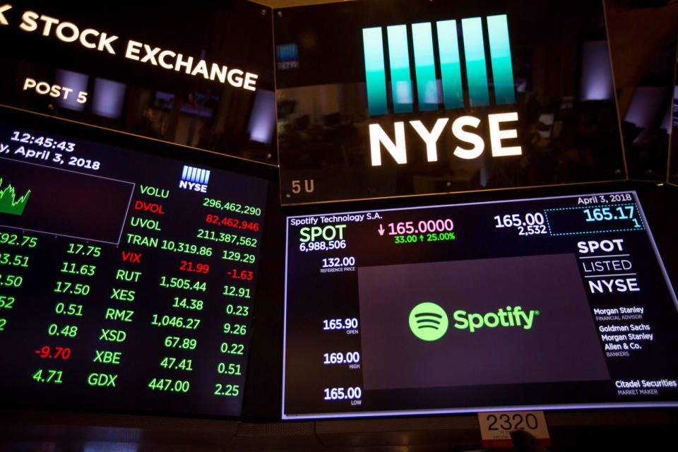 Spotify Ltd. Begins Trading At The New York Stock Exchange