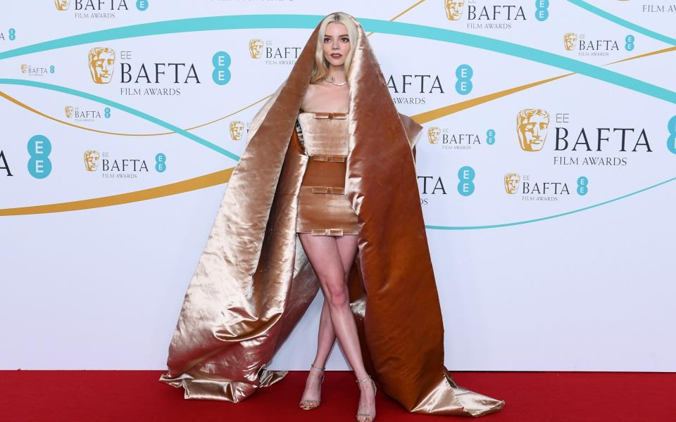 Anya Taylor-Joy on the Baftas 2023 red carpet - Joe Maher/BAFTA/Getty