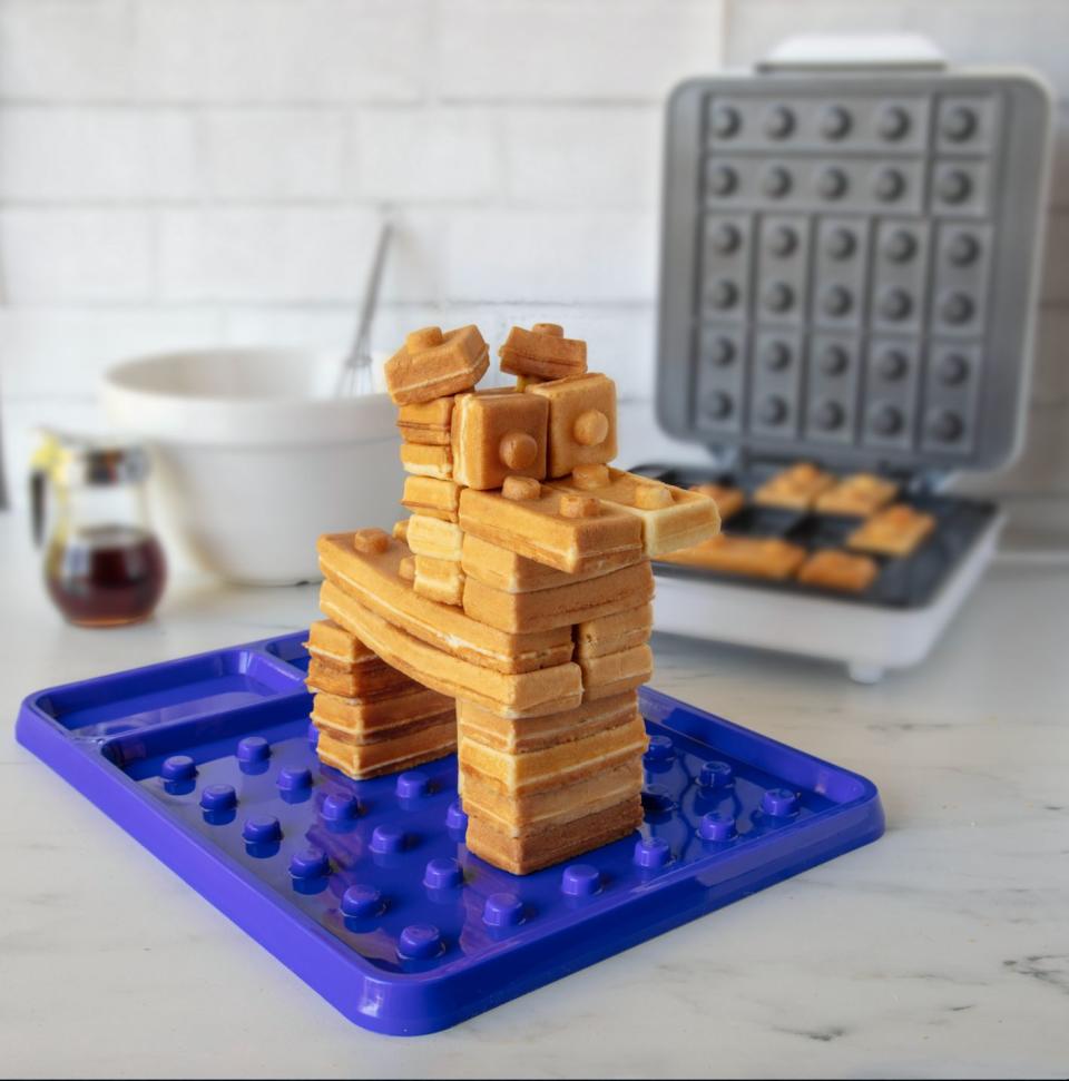 If you're one of the millions of people who couldn't decide whether to eat waffles or Legos for breakfast, <a href="https://www.waffle-wow.com/building-bricks" target="_blank" rel="noopener noreferrer">this waffle maker </a>will be a godsend. It creates building bricks of different sizes, allowing you to make the waffle sculpture of your dreams.