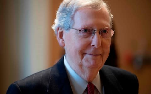 Senate Majority Leader Mitch McConnell - Credit: AFP