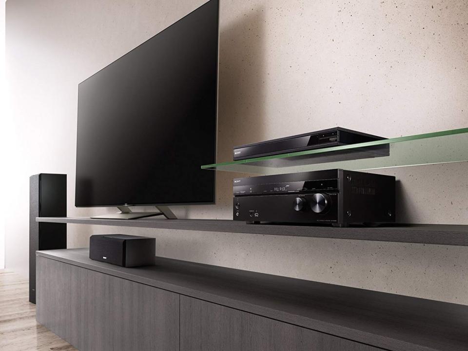 This surround sound receiver is perfect for any home theater. (Photo: Amazon) 