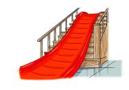 <p>If the kids are sliding down the stairs in all manner of makeshift appliances, it might make sense to remove the danger altogether and turn it into a giant slide. At least that was what 10 people searching on the Argos website thought of over the past year.</p>