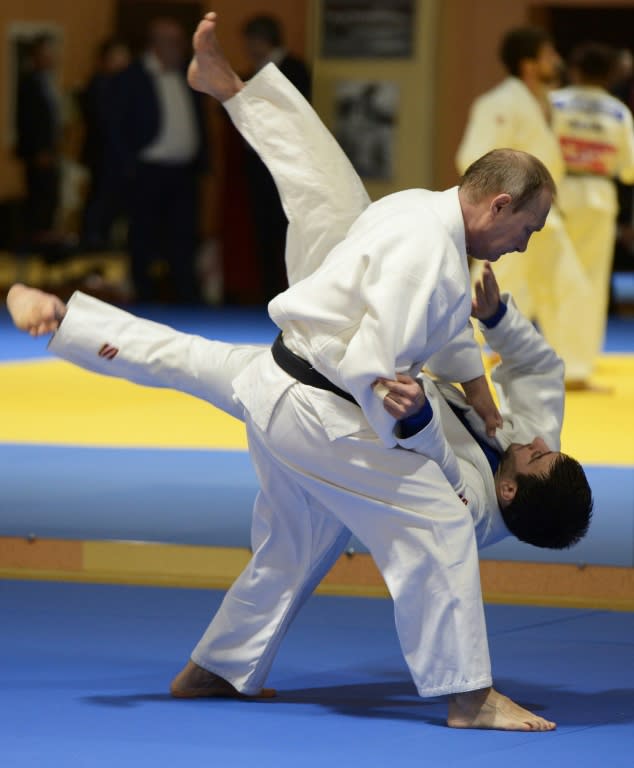 Russia's Vladimir Putin has a black belt in judo