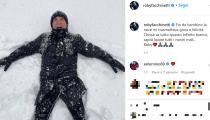 La maxi nevicata a Milano conquista i vip. Valanga di storie, video e post sui profili Instagram delle celebrità.