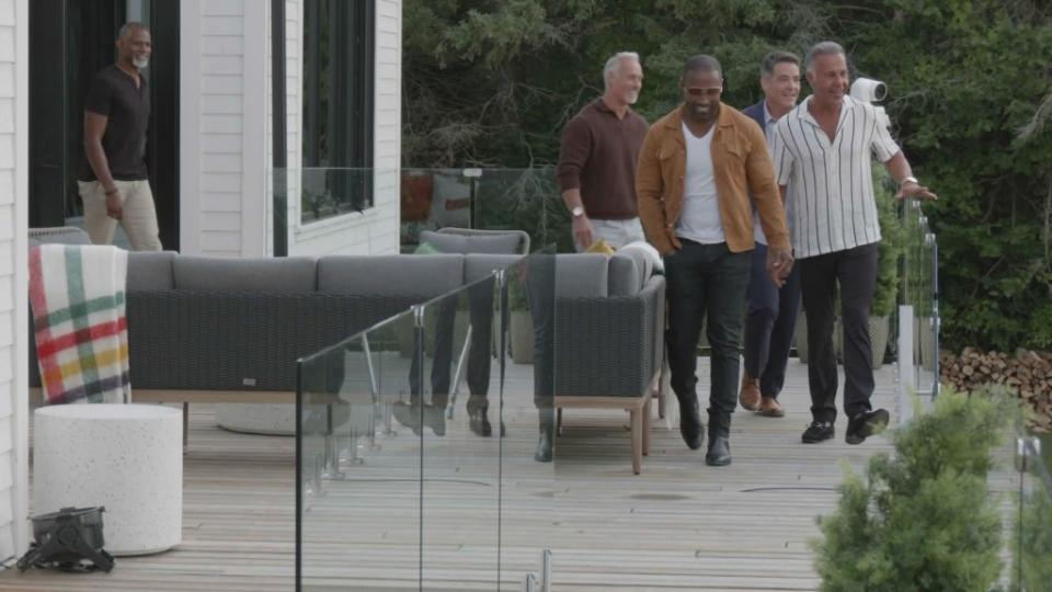 The dads entering “MILF Manor,” unaware that their sons are already there flirting with older women. TLC