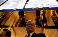 Christian Dior Chief Executive Sidney Toledano stands in front of Dior's new flagship store in Tokyo, Japan, April 19, 2017. REUTERS/Toru Hanai