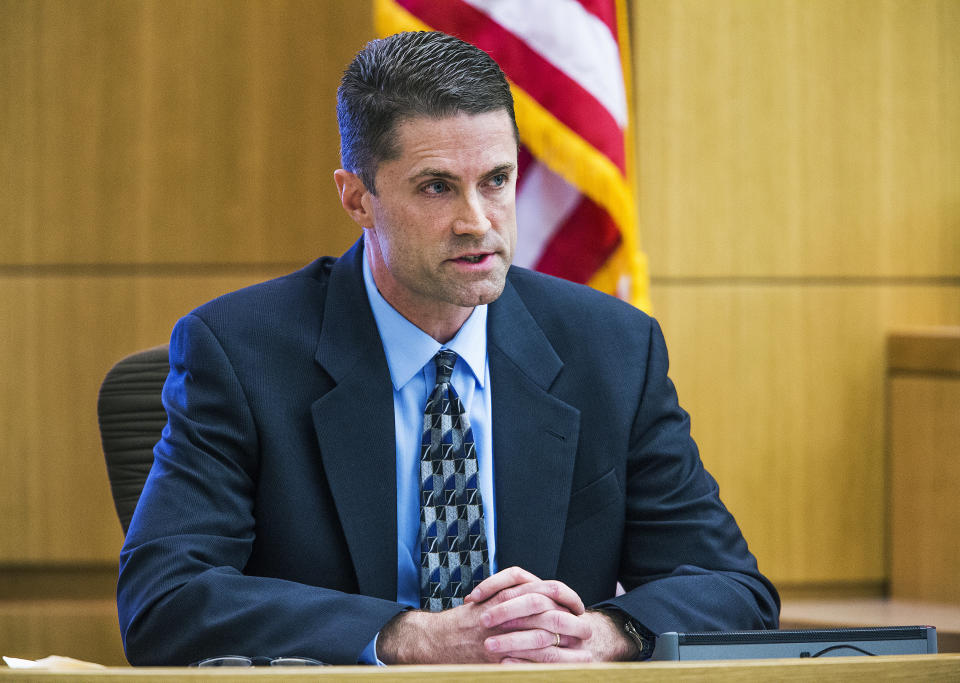 The jury heard gruesome details about the violent killing of Travis Alexander during testimony on day two by Dr. Kevin Horn, of the Maricopa County Medical Examiner's office.