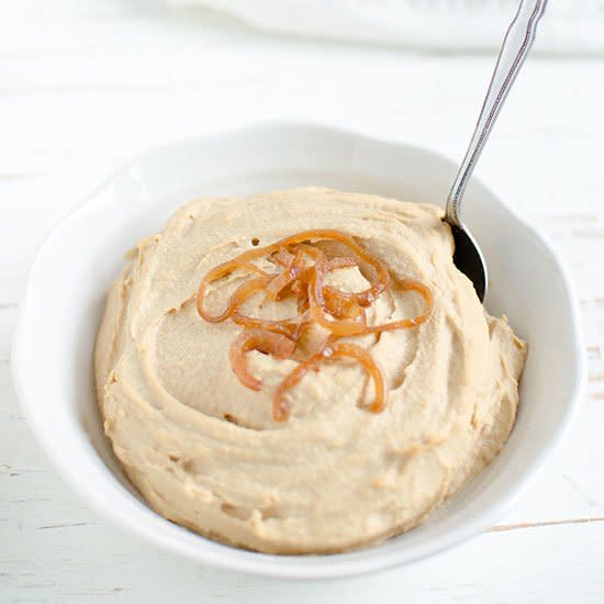 Roasted Garlic and Caramelized Onion Hummus