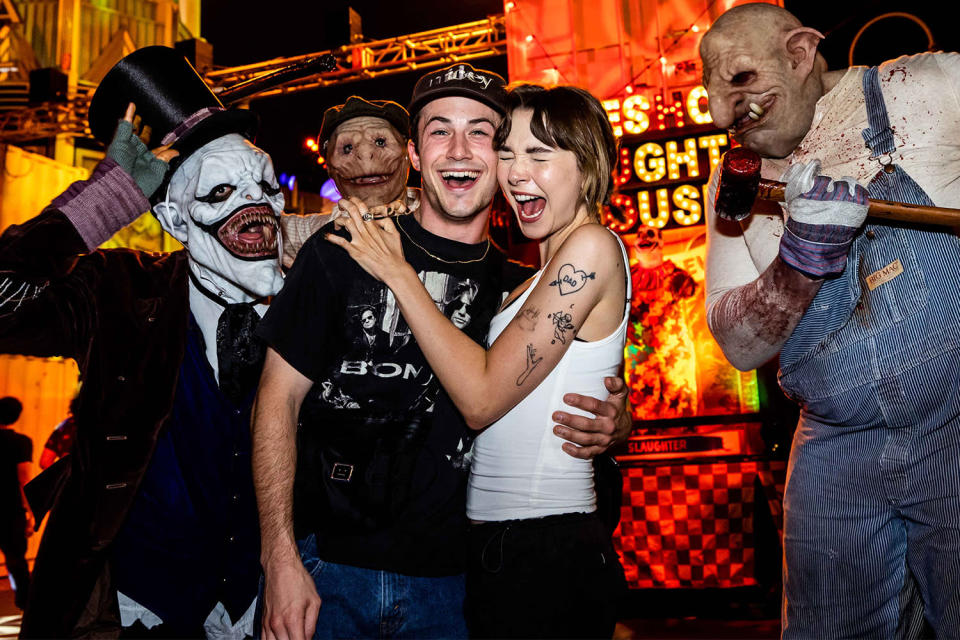 <p>at Halloween Horror Nights at Universal Studios Hollywood on Sept. 9.</p>