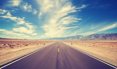 Texan roads can be dull - Credit: GETTY