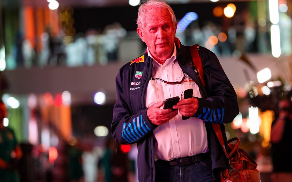 Helmut Marko during the Saudi Arabian Grand Prix