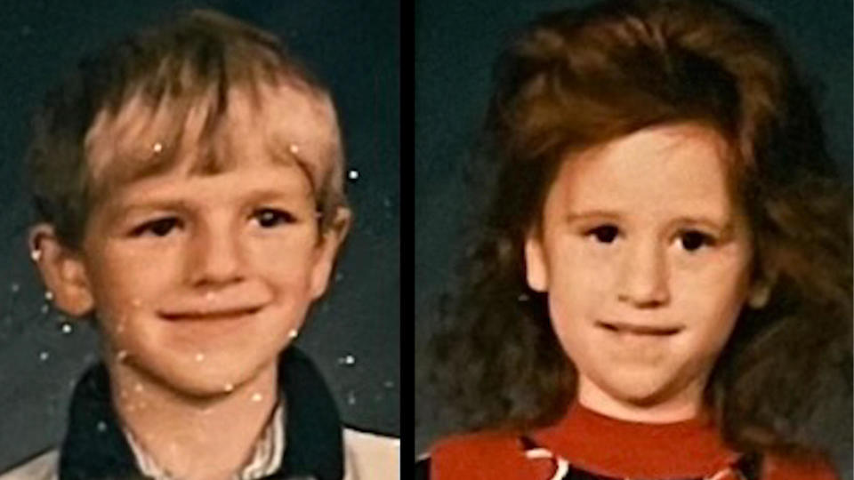 Joshua Colbert and his now-wife, Elizabeth Colbert, in kindergarten. They both attended Northside Christian School in Minnesota but didn't reconnect again for 30 years. / Credit: Elizabeth and Joshua Colbert