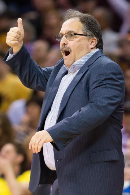 Stan Van Gundy is very excited to stay in the Reggie Jackson business. (Jason Miller/Getty Images)