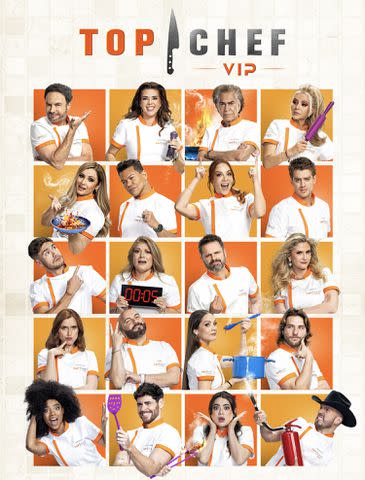 <p>TELEMUNDO</p> Concursantes de Top Chef VIP 3