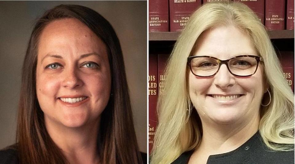Zachary Capers is being represented by Madison County Public Defender Mary Copeland, right. The lead prosecutor is Crystal Uhe, a special assistant state’s attorney from the Illinois State’s Attorneys Appellate Prosecutor’s office. Provided