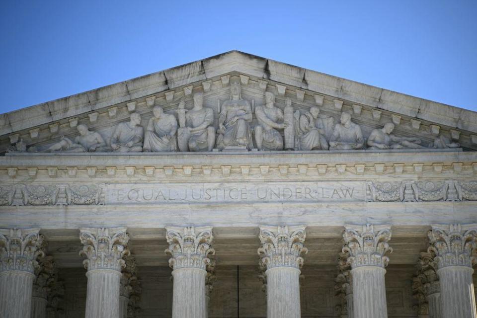 The U.S. Supreme Court is seen in Washington, D.C., on Feb. 5, 2024. / Credit: MANDEL NGAN/AFP via Getty Images