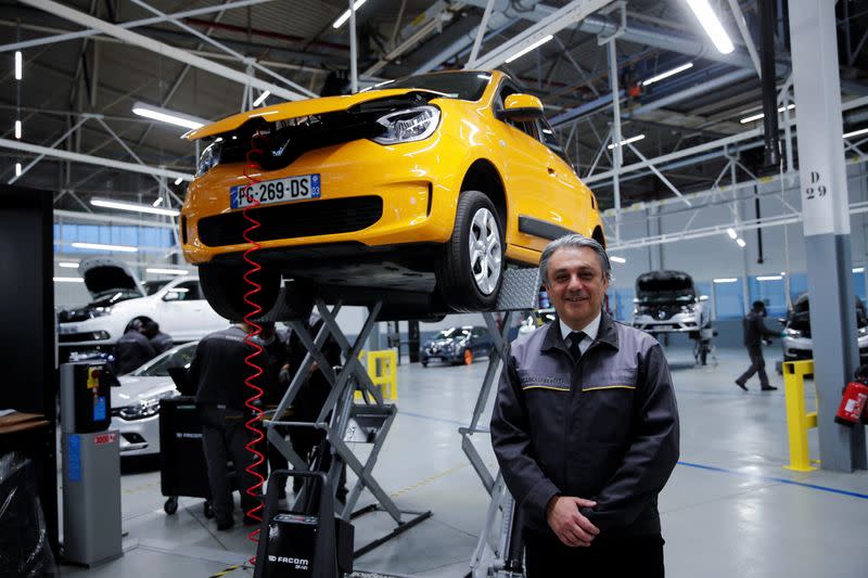 Groupe Renault shows progress in turning its Flins car plant into a recycling hub