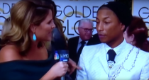 <p>While interviewing Pharrell, who produced <em>Hidden Figures</em>, Jenna Bush Hager <a href="https://www.eonline.com/news/820522/watch-pharrell-williams-react-to-jenna-bush-hager-calling-his-movie-quot-hidden-fences-quot-at-the-2017-golden-globes" rel="nofollow noopener" target="_blank" data-ylk="slk:asked him;elm:context_link;itc:0;sec:content-canvas" class="link ">asked him</a> about a nonexistent movie called "Hidden Fences." The non-title combined the names of two nominated movies, <em>Hidden Figures</em> and <em>Fences</em>, both of which starred predominantly black casts. <a href="https://www.youtube.com/watch?v=NAN7z1EzeL0" rel="nofollow noopener" target="_blank" data-ylk="slk:Bush Hager apologized;elm:context_link;itc:0;sec:content-canvas" class="link ">Bush Hager apologized</a> the next morning, and Pharrell and <em>Hidden Figures</em> stars Janelle Monae and Octavia Spencer accepted on Twitter.</p>