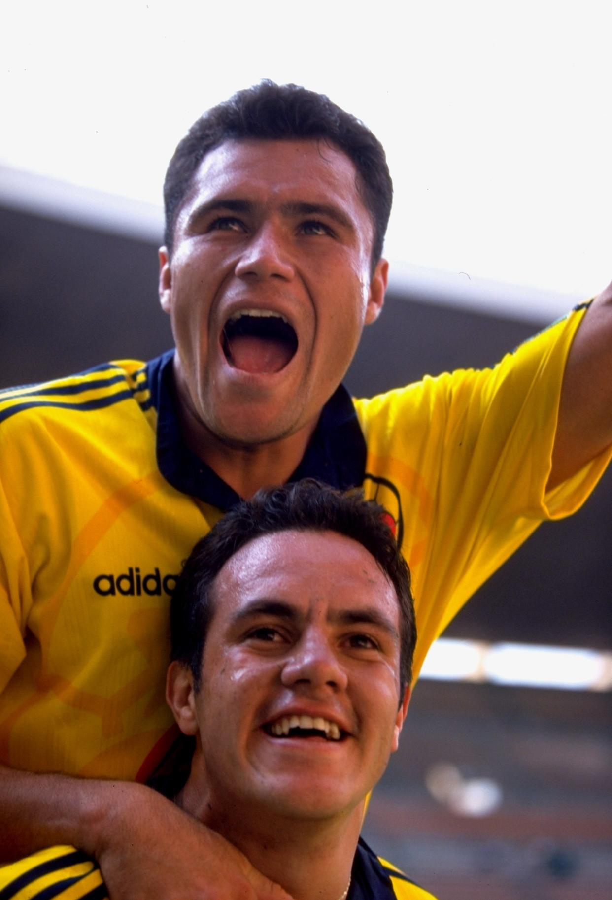 Raúl Rodrigo Lara y Cuauhtémoc Blanco, dos de los ídolos del América. (Foto: AllsportUK  /Allsport/Getty Images)