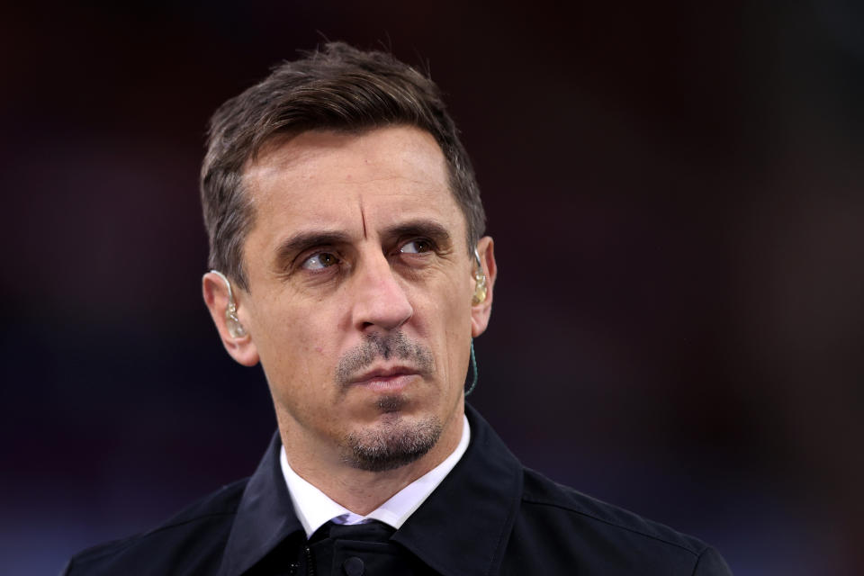 Gary Neville aseguró que Cristiano Ronaldo no acepta del mejor modo el final de su carrera. (Foto: Naomi Baker/Getty Images)