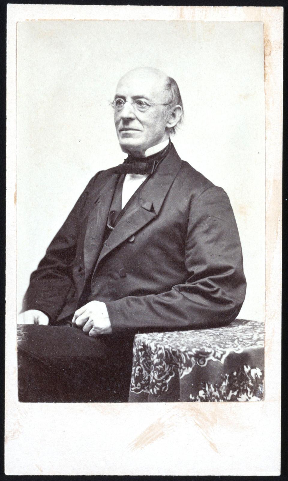 William Lloyd Garrison, abolitionist, journalist, and editor of The Liberator