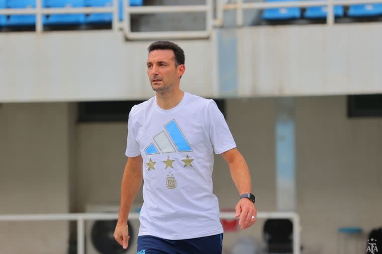 Lionel Scaloni está enfocado en seguir alimentando el ADN de su grupo campeón del mundo