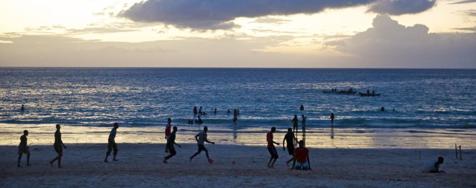 The view at 'favourite sunset spot' Itsandra Beach