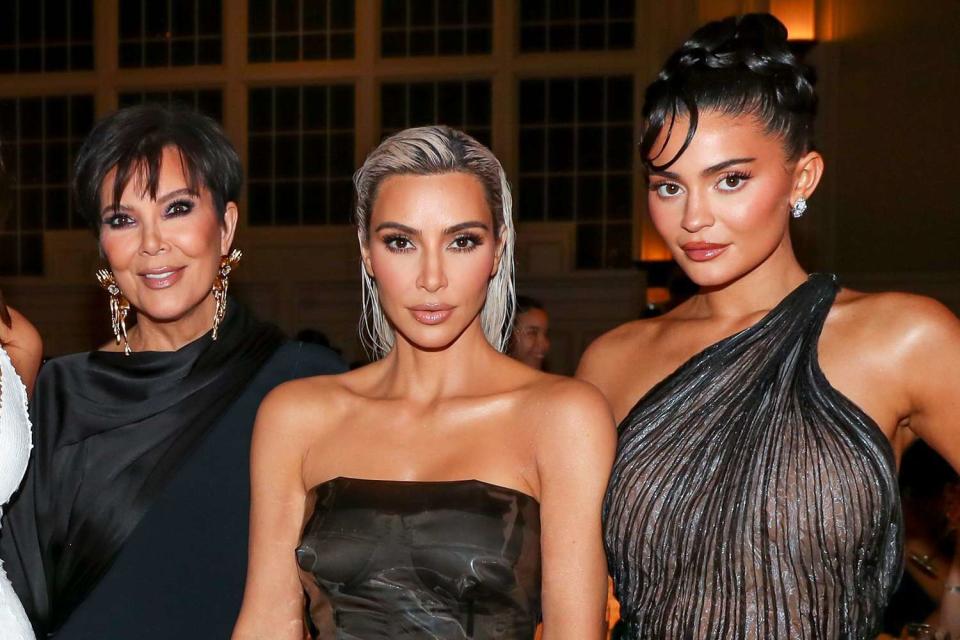 <p>Neil Rasmus/BFA.com/Shutterstock</p> Kim Kardashian and Kylie Jenner sent their mom Kris Jenner birthday wishes 