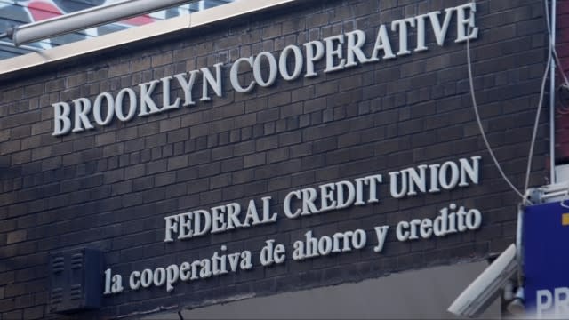 The outside of Brooklyn Coop, a cooperative federal credit union