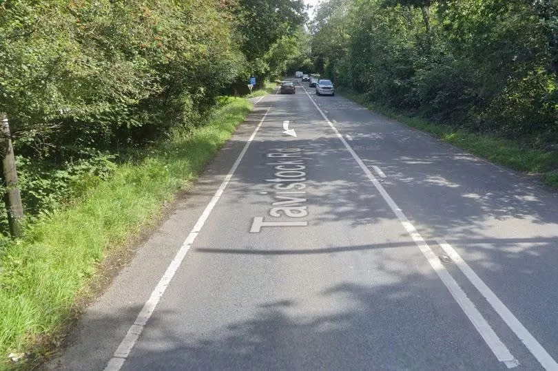 Street view of Tavistock Road, Yelverton