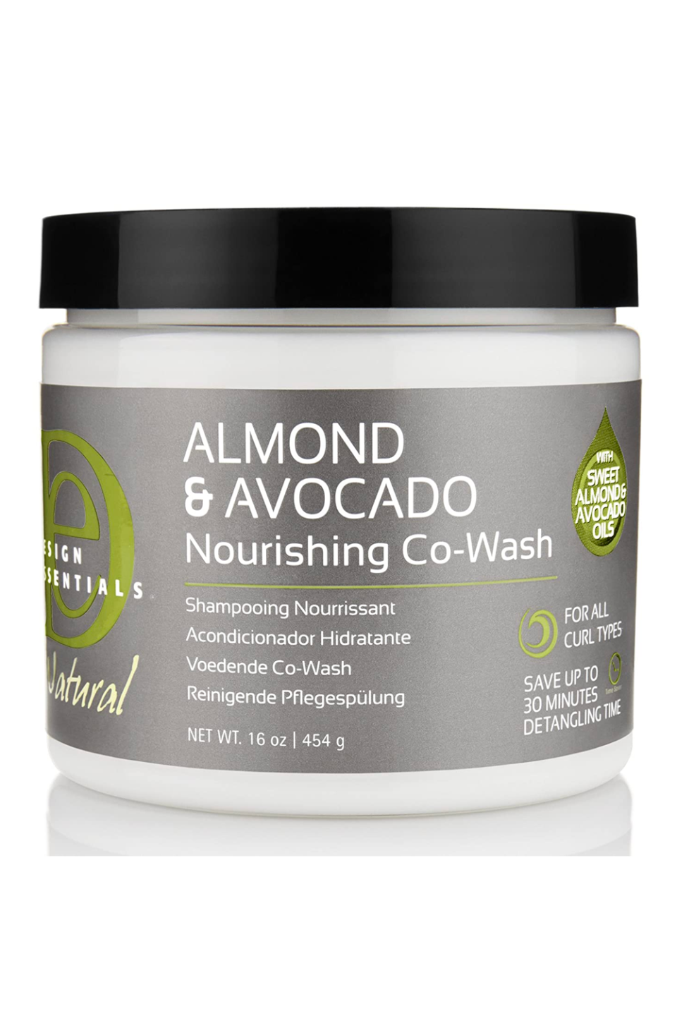 2) Design Essentials Almond & Avocado Nourishing Co-wash