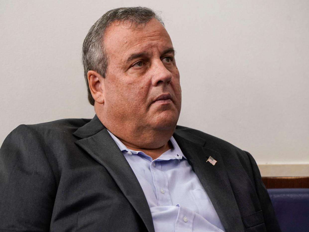 Former New Jersey Governor Chris Christie  went to hospital as a precaution ((Getty Images))