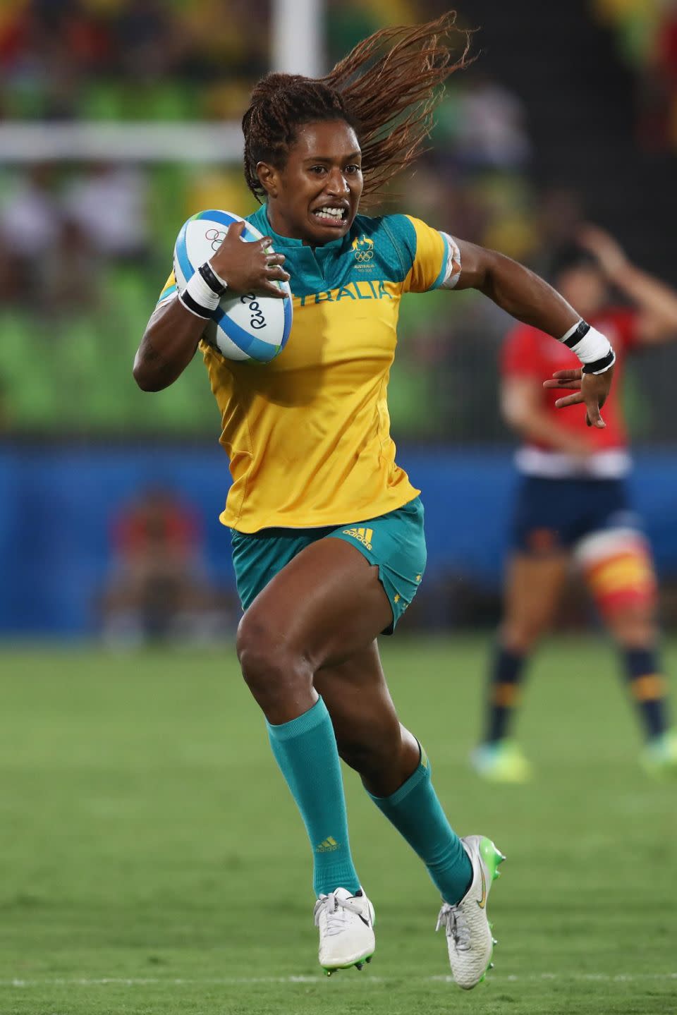 Former sprinter turned rugby star Ellia is now gearing up for the Commonwealth Games. Photo: Getty