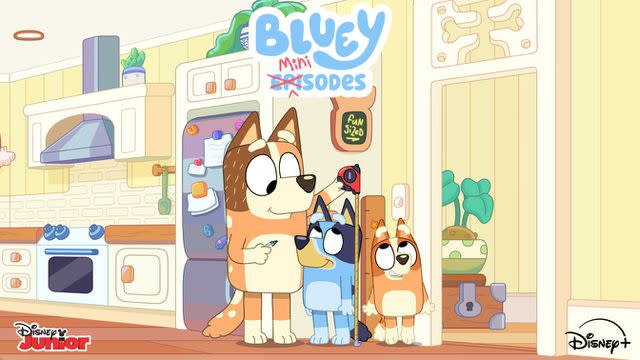 <p>Disney Junior</p> 'Bluey Minisodes' will start rolling out this July on Disney Jr. and Disney+
