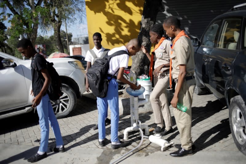 Haitian Scouts take part in COVID-19 prevention campaign in Port-au-Prince