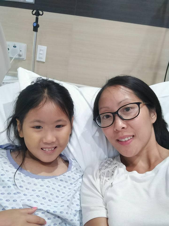 Kaleigh Lau with mum Yang